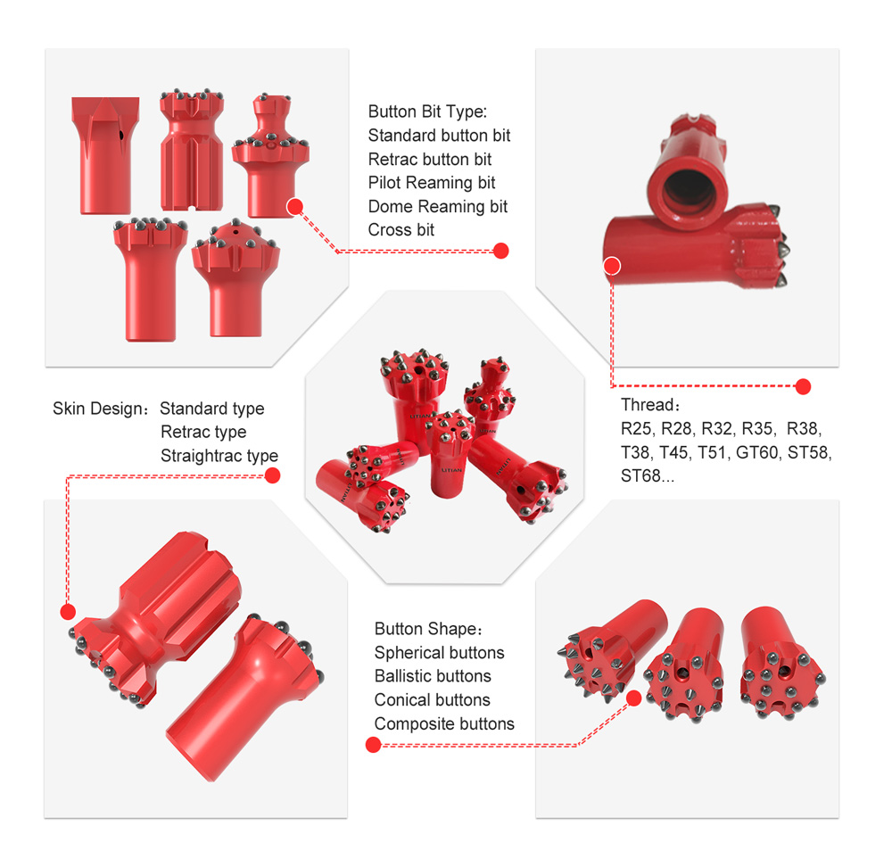 Litian Top Hammer Drill Bits Litian Top Hammer Drill Bits