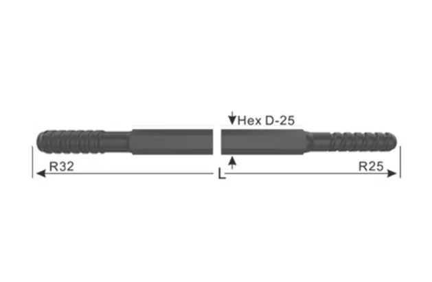 R32 - R25 Drifter Rod